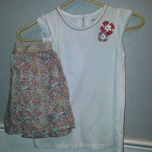 Girls 2 piece floral set